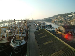view of Newlyn Harbour